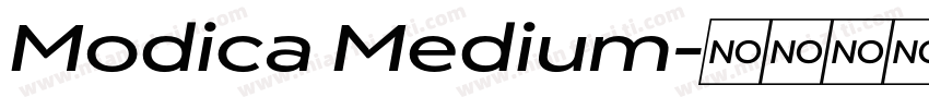 Modica Medium字体转换
